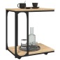 vidaXL Beistelltisch mit Rollen Sonoma 50x35x55,5 cm Holzwerkstoff vidaXL Beistelltisch mit Rollen Sonoma 50x35x55,5 cm Holzwerkstoff