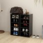 vidaXL Schuhschränke 2 Stk. Hochglanz-Schwarz 31,5x35x70 cm vidaXL Schuhschränke 2 Stk. Hochglanz-Schwarz 31,5x35x70 cm