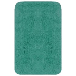 vidaXL Badematten-Set 2-tlg. Stoff Türkis