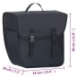 vidaXL Fahrradtasche für Gepäckträger Wasserdicht 21 L Schwarz vidaXL Fahrradtasche für Gepäckträger Wasserdicht 21 L Schwarz