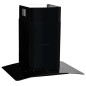 vidaXL Dunstabzugshaube Wandmontage Edelstahl 756 m³/h 60 cm Schwarz vidaXL Dunstabzugshaube Wandmontage Edelstahl 756 m³/h 60 cm Schwarz