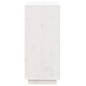 vidaXL Sideboard Weiß 74x35x80 cm Massivholz Kiefer vidaXL Sideboard Weiß 74x35x80 cm Massivholz Kiefer