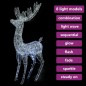 vidaXL LED-Rentier XXL Acryl Weihnachtsdeko 250 LED 180 cm Kaltweiß vidaXL LED-Rentier XXL Acryl Weihnachtsdeko 250 LED 180 cm Kaltweiß