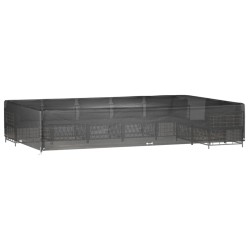 vidaXL Gartenmöbel-Abdeckung 16 Ösen 325x205x60 cm Rechteckig