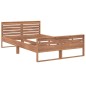 vidaXL Massivholzbett Teak 120x200 cm vidaXL Massivholzbett Teak 120x200 cm