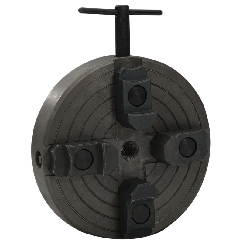 vidaXL 4-Backenfutter mit M18 Aufnahme Stahl Schwarz 150x63 mm vidaXL 4-Backenfutter mit M18 Aufnahme Stahl Schwarz 150x63 mm