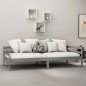 vidaXL Tagesbett Grau Kiefer Massivholz 90x200 cm vidaXL Tagesbett Grau Kiefer Massivholz 90x200 cm