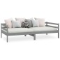 vidaXL Tagesbett Grau Kiefer Massivholz 90x200 cm vidaXL Tagesbett Grau Kiefer Massivholz 90x200 cm