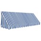 vidaXL Bistro-Markise Blau und Weiß 350 x 120 cm vidaXL Bistro-Markise Blau und Weiß 350 x 120 cm