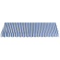 vidaXL Bistro-Markise Blau und Weiß 350 x 120 cm vidaXL Bistro-Markise Blau und Weiß 350 x 120 cm
