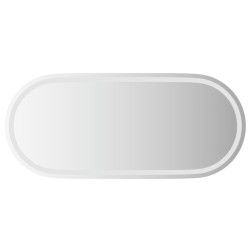 vidaXL LED-Badspiegel 100x45 cm Oval
