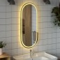 vidaXL LED-Badspiegel 100x45 cm Oval vidaXL LED-Badspiegel 100x45 cm Oval