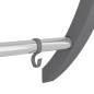 vidaXL Handtuchhalter mit Haken Silbern 56x16x72 cm Aluminium vidaXL Handtuchhalter mit Haken Silbern 56x16x72 cm Aluminium