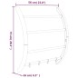 vidaXL Handtuchhalter mit Haken Silbern 56x16x72 cm Aluminium vidaXL Handtuchhalter mit Haken Silbern 56x16x72 cm Aluminium