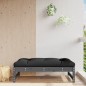 vidaXL Gartenhocker Grau 120x80 cm Massivholz Kiefer vidaXL Gartenhocker Grau 120x80 cm Massivholz Kiefer