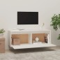 vidaXL Wandschrank Weiß 100x30x35 cm Massivholz Kiefer vidaXL Wandschrank Weiß 100x30x35 cm Massivholz Kiefer