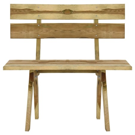 vidaXL Gartenbank 110 cm Imprägniertes Kiefernholz
