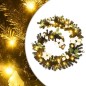 vidaXL Weihnachtsgirlande mit LED-Lichtern Schwarz 2,7 m PVC vidaXL Weihnachtsgirlande mit LED-Lichtern Schwarz 2,7 m PVC