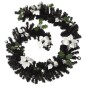 vidaXL Weihnachtsgirlande mit LED-Lichtern Schwarz 2,7 m PVC vidaXL Weihnachtsgirlande mit LED-Lichtern Schwarz 2,7 m PVC