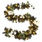 vidaXL Weihnachtsgirlande mit LED-Lichtern Schwarz 2,7 m PVC vidaXL Weihnachtsgirlande mit LED-Lichtern Schwarz 2,7 m PVC