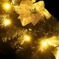 vidaXL Weihnachtsgirlande mit LED-Lichtern Schwarz 2,7 m PVC vidaXL Weihnachtsgirlande mit LED-Lichtern Schwarz 2,7 m PVC
