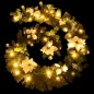 vidaXL Weihnachtsgirlande mit LED-Lichtern Schwarz 2,7 m PVC vidaXL Weihnachtsgirlande mit LED-Lichtern Schwarz 2,7 m PVC