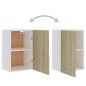 vidaXL Hängeschrank Sonoma-Eiche 39,5x31x60 cm Holzwerkstoff vidaXL Hängeschrank Sonoma-Eiche 39,5x31x60 cm Holzwerkstoff