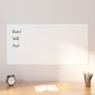 vidaXL Magnettafel Wandmontage Weiß 100x50 cm Hartglas vidaXL Magnettafel Wandmontage Weiß 100x50 cm Hartglas