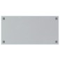 vidaXL Magnettafel Wandmontage Weiß 100x50 cm Hartglas vidaXL Magnettafel Wandmontage Weiß 100x50 cm Hartglas