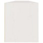vidaXL Wandschränke 2 Stk. Weiß 100x30x35 cm Massivholz Kiefer vidaXL Wandschränke 2 Stk. Weiß 100x30x35 cm Massivholz Kiefer
