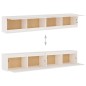 vidaXL Wandschränke 2 Stk. Weiß 100x30x35 cm Massivholz Kiefer vidaXL Wandschränke 2 Stk. Weiß 100x30x35 cm Massivholz Kiefer