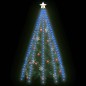 vidaXL Weihnachtsbaum-Lichternetz mit 250 LEDs Blau 250 cm vidaXL Weihnachtsbaum-Lichternetz mit 250 LEDs Blau 250 cm