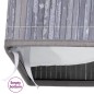 vidaXL Bambus-Wäschekorb mit 2 Fächern Grau 100 L vidaXL Bambus-Wäschekorb mit 2 Fächern Grau 100 L