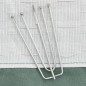 vidaXL Verdunkelungsvorhang mit Haken Leinenoptik Grün 290x245 cm vidaXL Verdunkelungsvorhang mit Haken Leinenoptik Grün 290x245 cm