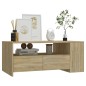 vidaXL Couchtisch Sonoma-Eiche 102x55x42 cm Holzwerkstoff vidaXL Couchtisch Sonoma-Eiche 102x55x42 cm Holzwerkstoff