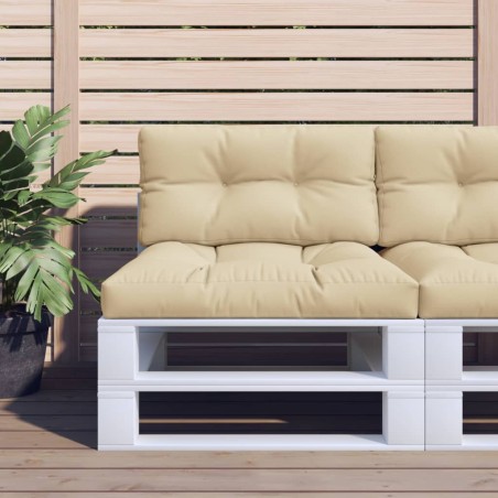 Palettensofa-Kissen Beige 80x40x10 cm