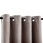 vidaXL Verdunkelungsvorhänge mit Metallösen 2 Stk. Taupe 140x245 cm vidaXL Verdunkelungsvorhänge mit Metallösen 2 Stk. Taupe 140x245 cm