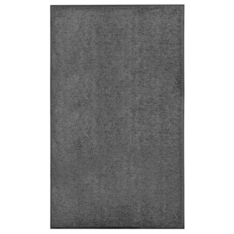 vidaXL Fußmatte Waschbar Anthrazit 90x150 cm vidaXL Fußmatte Waschbar Anthrazit 90x150 cm
