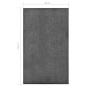 vidaXL Fußmatte Waschbar Anthrazit 90x150 cm vidaXL Fußmatte Waschbar Anthrazit 90x150 cm