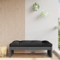vidaXL Gartenhocker Grau 120x80 cm Massivholz Kiefer vidaXL Gartenhocker Grau 120x80 cm Massivholz Kiefer