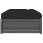 vidaXL Gartenhocker Grau 120x80 cm Massivholz Kiefer vidaXL Gartenhocker Grau 120x80 cm Massivholz Kiefer