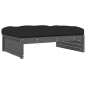 vidaXL Gartenhocker Grau 120x80 cm Massivholz Kiefer vidaXL Gartenhocker Grau 120x80 cm Massivholz Kiefer