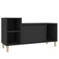 vidaXL TV-Schrank Schwarz 100x35x55 cm Holzwerkstoff vidaXL TV-Schrank Schwarz 100x35x55 cm Holzwerkstoff