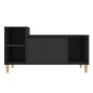 vidaXL TV-Schrank Schwarz 100x35x55 cm Holzwerkstoff vidaXL TV-Schrank Schwarz 100x35x55 cm Holzwerkstoff