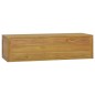 vidaXL Wand-Badschrank 110x45x30 cm Teak Massivholz vidaXL Wand-Badschrank 110x45x30 cm Teak Massivholz