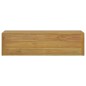 vidaXL Wand-Badschrank 110x45x30 cm Teak Massivholz vidaXL Wand-Badschrank 110x45x30 cm Teak Massivholz