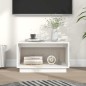 vidaXL TV-Schrank Weiß 60x35x35 cm Massivholz Kiefer vidaXL TV-Schrank Weiß 60x35x35 cm Massivholz Kiefer