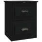 vidaXL Wand-Nachttisch Schwarz 41,5x36x53 cm vidaXL Wand-Nachttisch Schwarz 41,5x36x53 cm