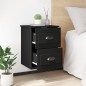 vidaXL Wand-Nachttisch Schwarz 41,5x36x53 cm vidaXL Wand-Nachttisch Schwarz 41,5x36x53 cm