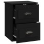 vidaXL Wand-Nachttisch Schwarz 41,5x36x53 cm vidaXL Wand-Nachttisch Schwarz 41,5x36x53 cm